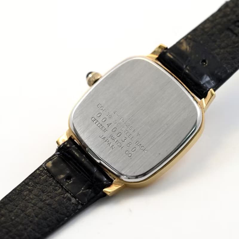 CITIZEN Exceed 24mm 女性用腕時計 Gold Tone dial QUARTZ Ref.4-101251 手錶 日本直送