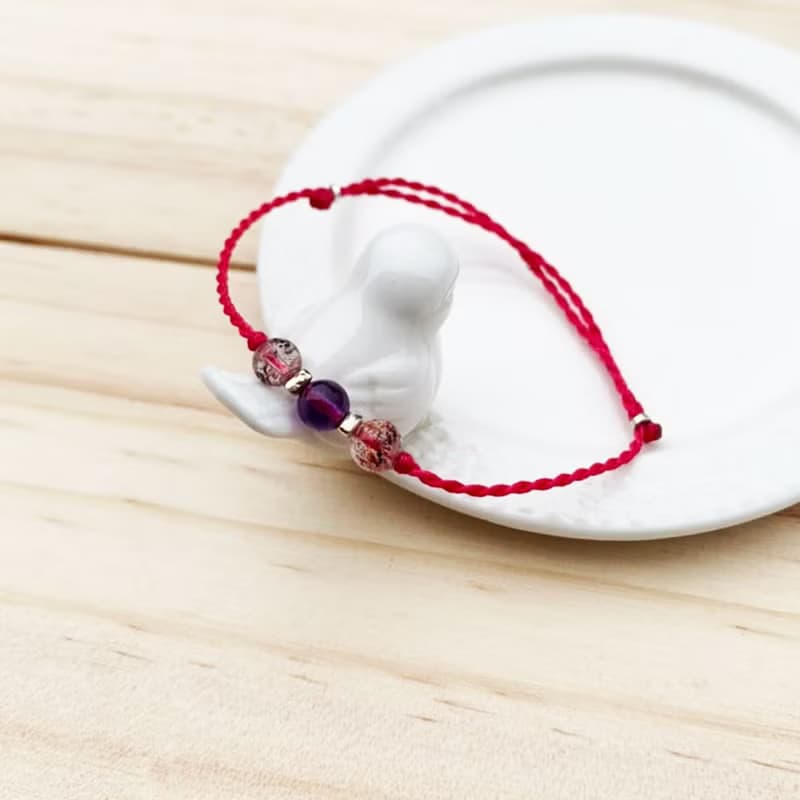 【水晶蠟繩系列】超七| 三輪骨幹水晶| 脈輪  蠟繩手鍊 |大員囡仔