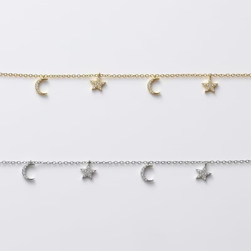 Moon star bracelet -LATUA STELLA-