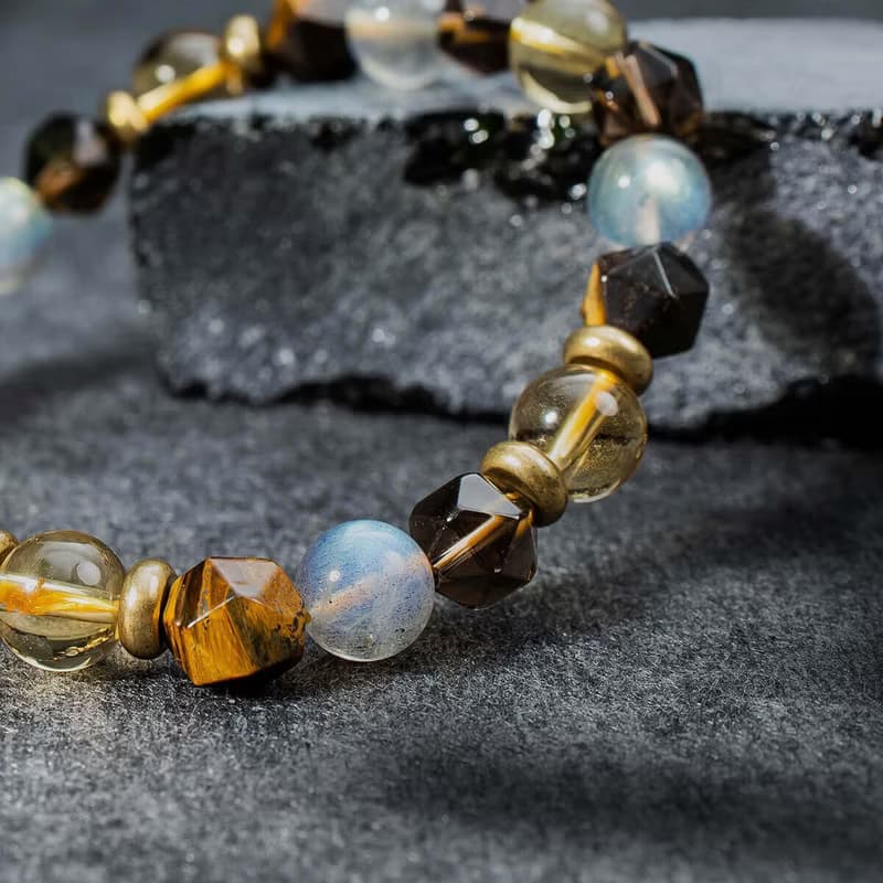 生生不息 | B09鈦晶黃虎眼茶晶黃水晶手鍊