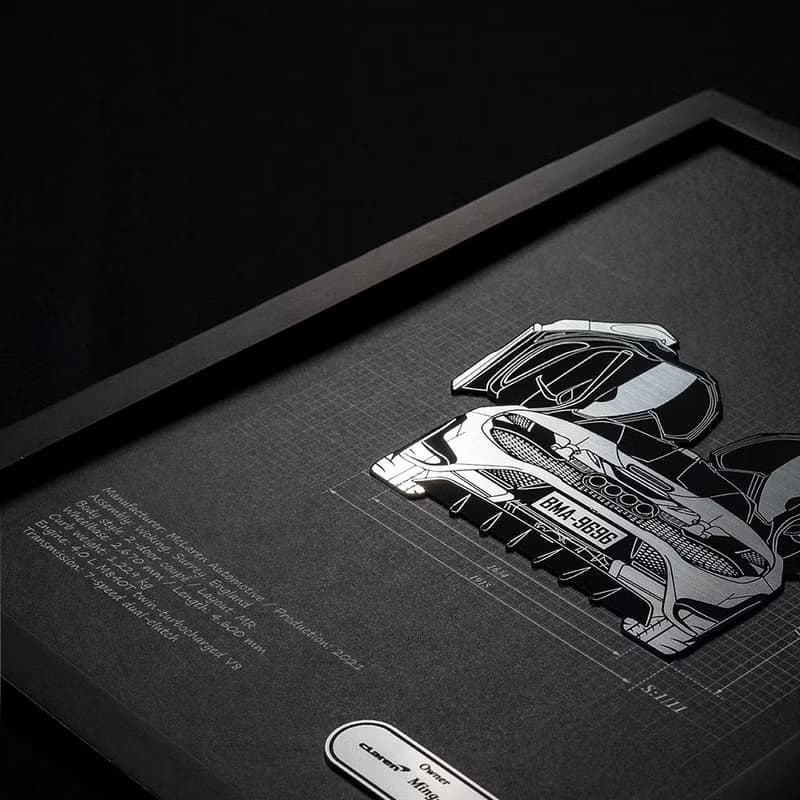 【專屬 訂製禮】刻劃回憶汽車掛畫 - 車尾/頭款
