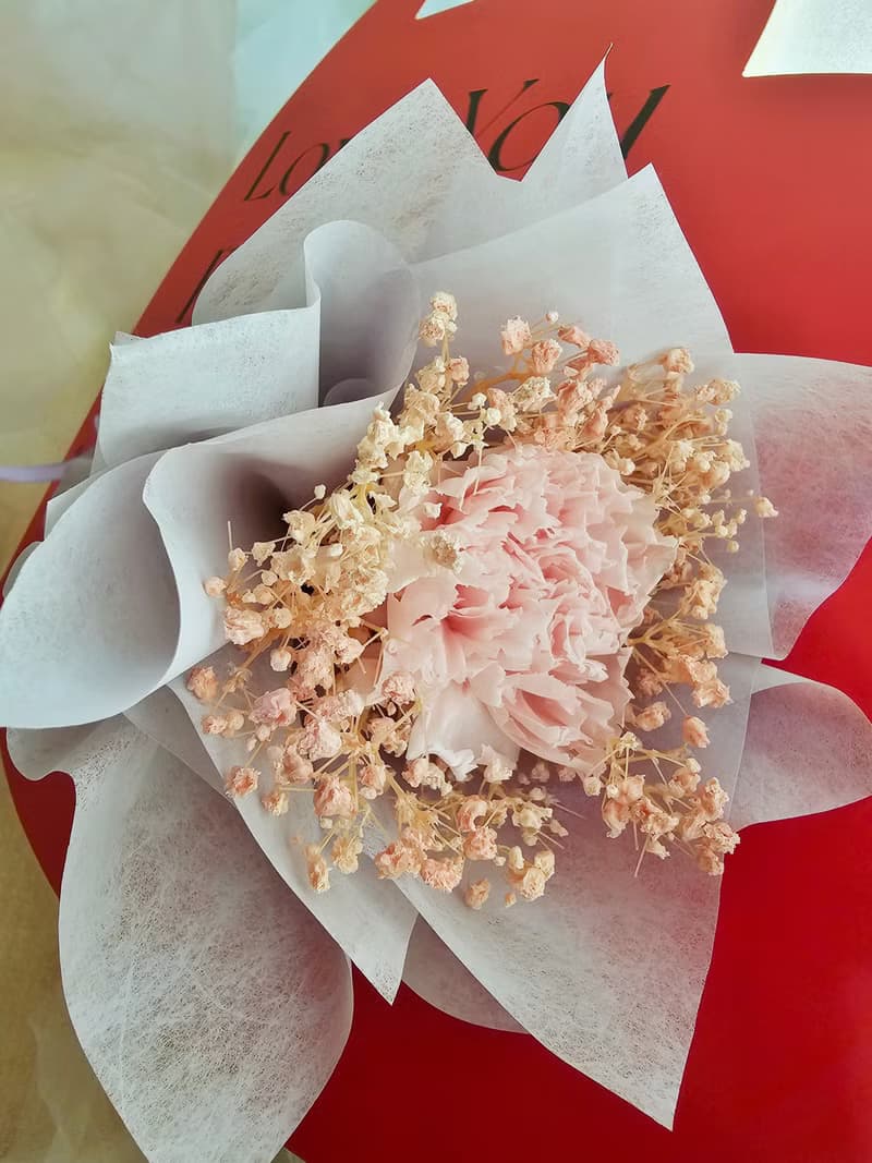 畢業禮•小花束愛心手提板