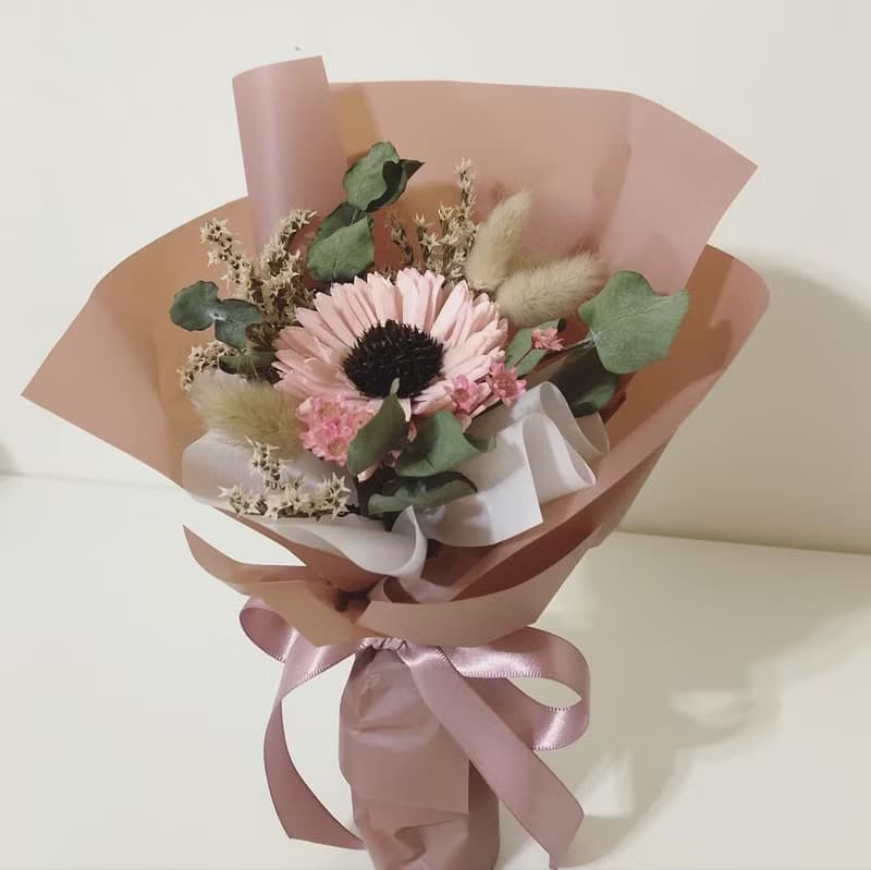 乾燥太陽花束 索拉太陽花 畢業花束