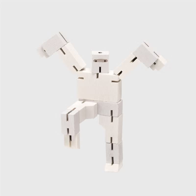 Cubebot 酷比人【黑白忍者組】木製變形積木機器人 益智設計玩具