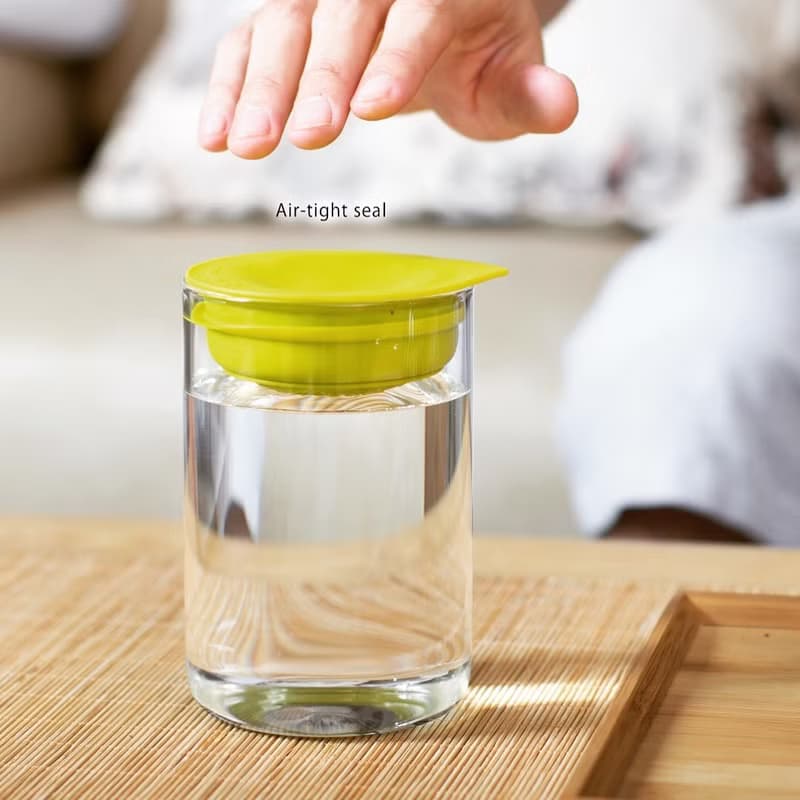 【玻璃至上】 JELLO氣壓系 果凍冷泡茶杯  | 極簡 氣壓密封