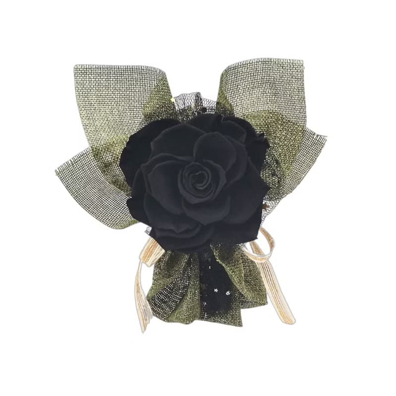 單支永生花束 - 黑(玫瑰)