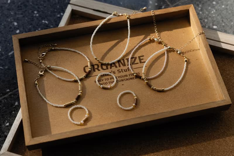 手工 復古簡約竹管串珠手鍊