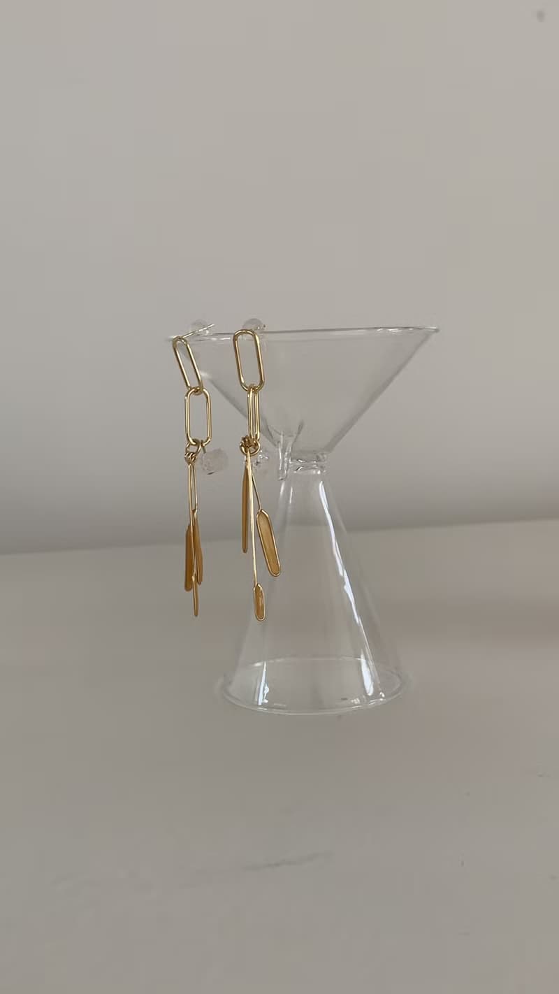 2020末十三 耳環 / 耳夾可 手工樹脂 礦石 禮物 浪漫 氣質