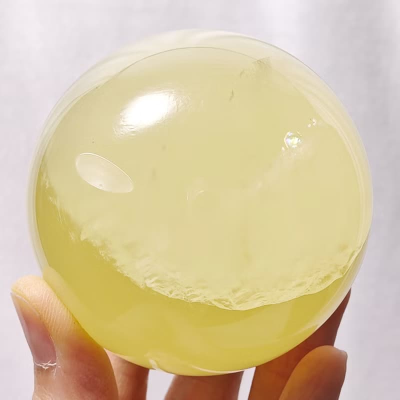 黃水晶球 滿月弦月 日月合璧 光明招財 圓滿成功 收藏 禮物 獨家