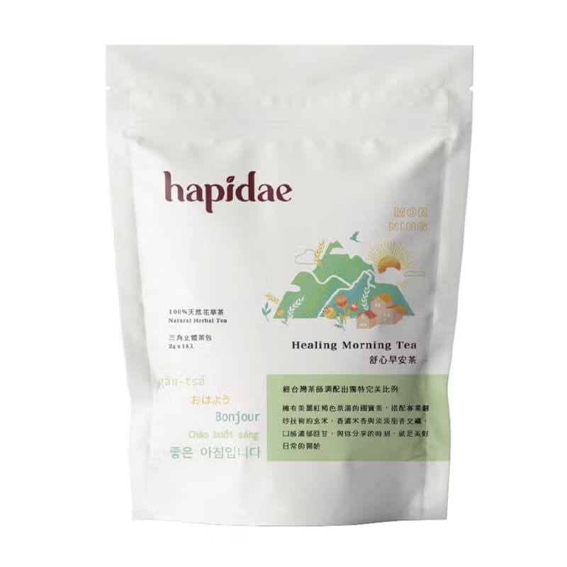 【hapidae】舒心早安茶 舒活複方系列 花草茶(茶包/2g/18入)