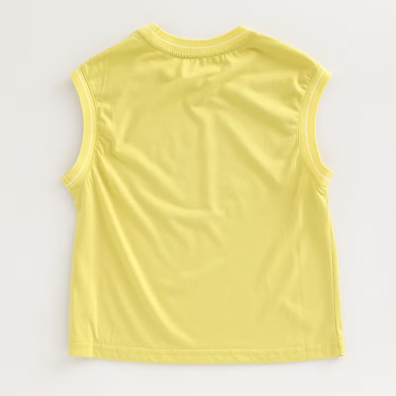 BIR 幾何字母背心 綠/白