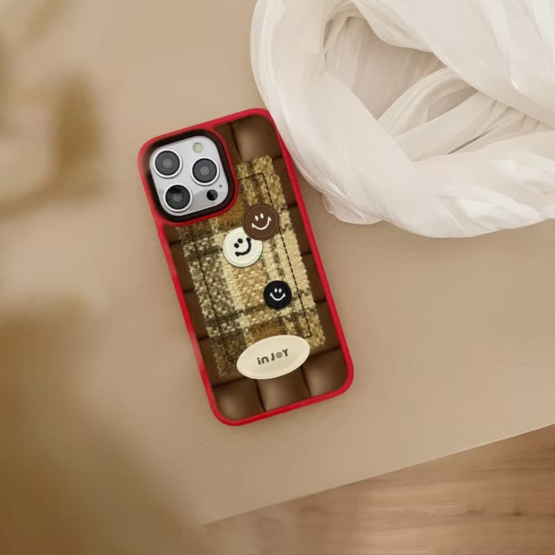 iPhone 16/15/14/13/12/SE3 秋紅調色盤 磨砂手感 防摔手機殼