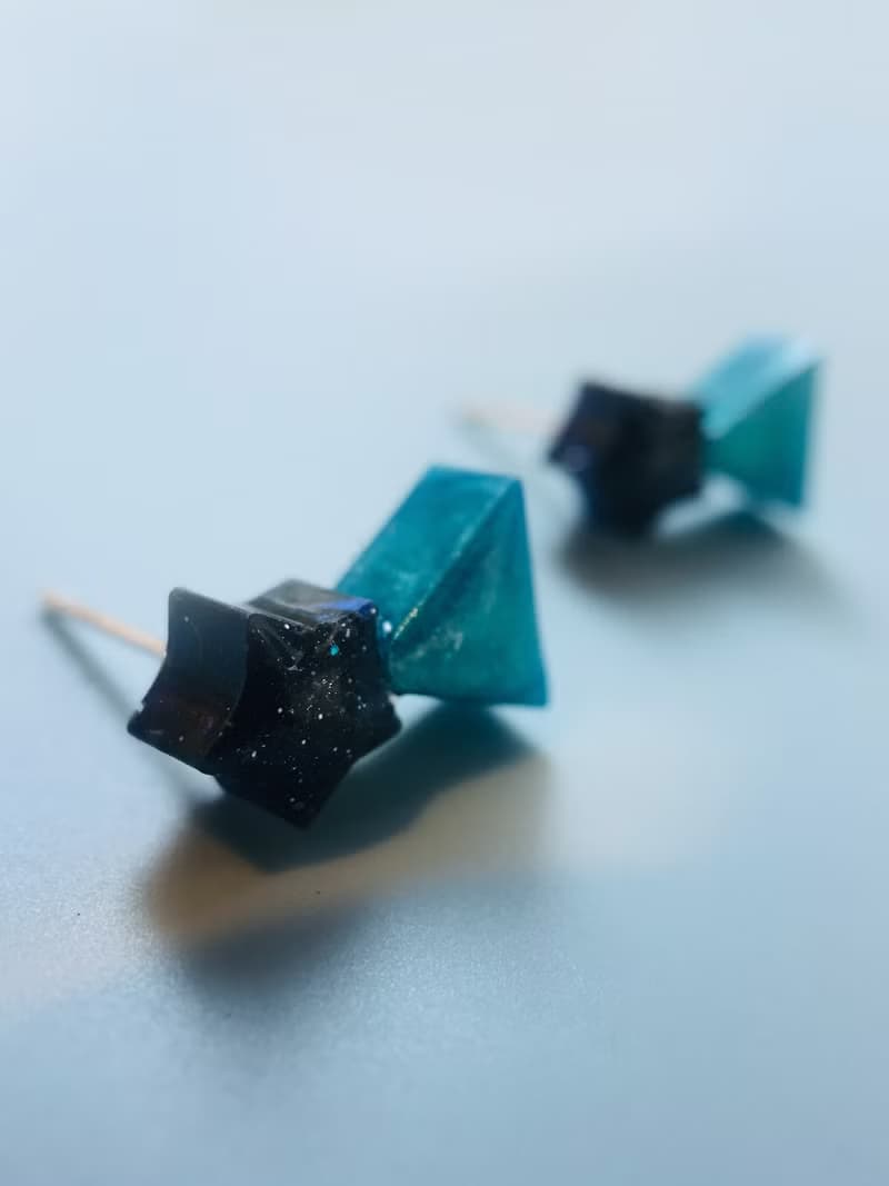 你好彩色系列-糖果流星 耳飾/耳釘