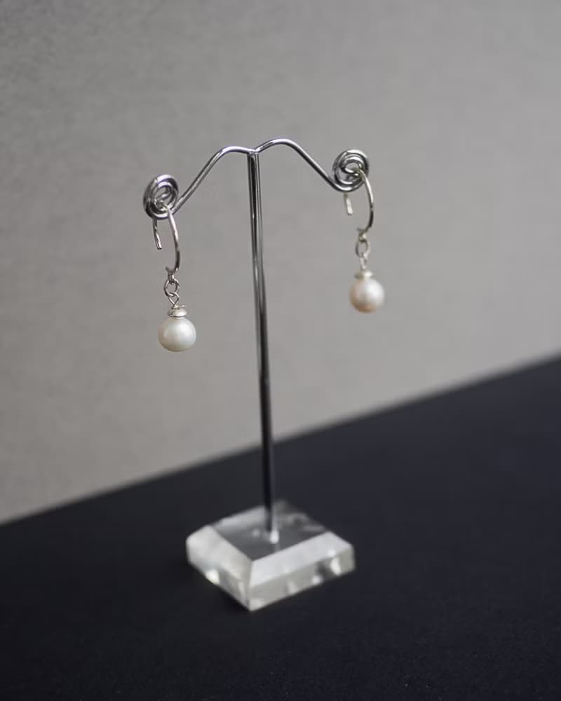 Pearl 925 Silver Earrings, June Gemstone, Mother's Day Gift, Taurus gemstone