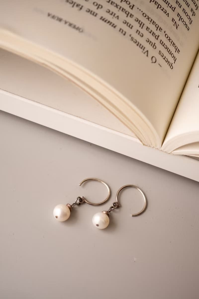 Pearl 925 Silver Earrings, June Gemstone, Mother's Day Gift, Taurus gemstone