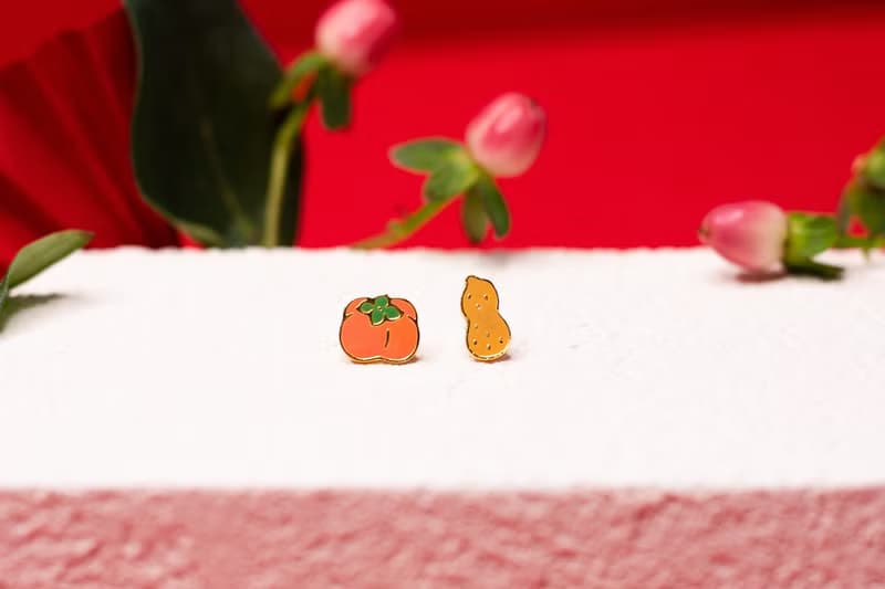 好事發生 柿子 花生 新年禮物 低敏鋼針 生日禮物 紙盒包裝
