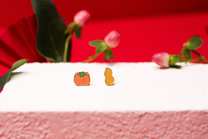 好事發生 柿子 花生 新年禮物 低敏鋼針 生日禮物 紙盒包裝