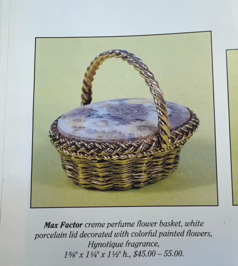 Max Factor 花籃香膏盒