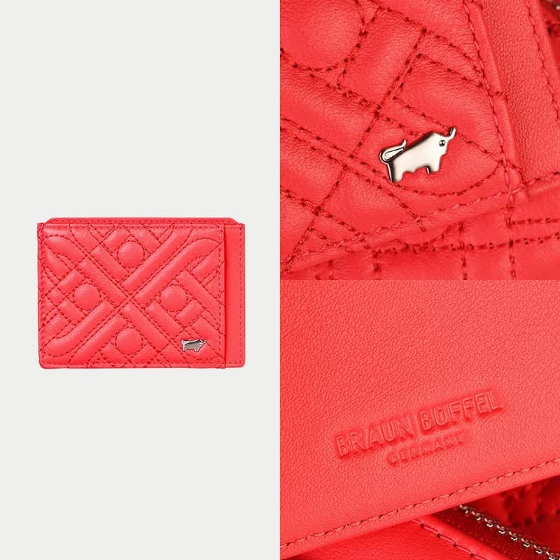 【滿3999送鑰匙圈】洛克 3卡卡夾-光輝紅/BF527-151-RR