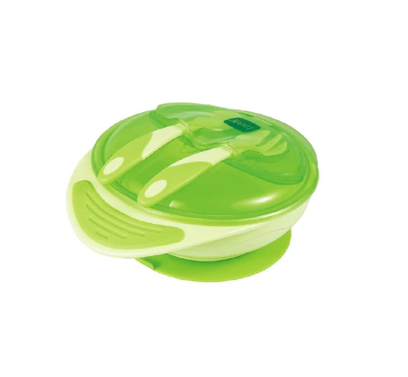 b&h 兒童防滑耐摔二合一碗連餐具套裝