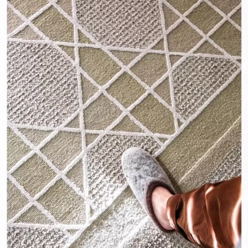 法式風 手作紐西蘭羊毛地毯 法國公寓 客廳臥室床邊地墊 家居裝飾