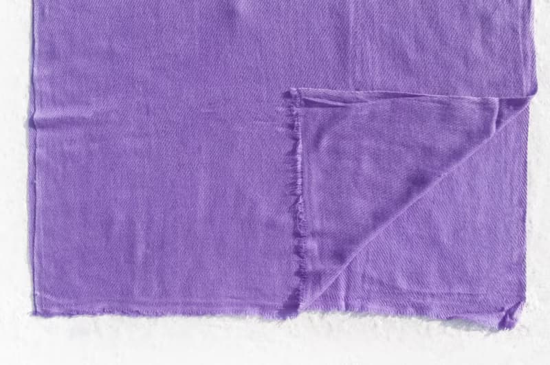 頂級喀什米爾Cashmere 秋冬保暖 羊絨圍巾Pashmina 克什米爾羊絨圍巾/純羊毛圍巾披巾/戒指絨披肩-芋頭紫色