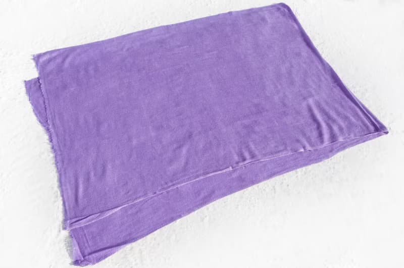 頂級喀什米爾Cashmere 秋冬保暖 羊絨圍巾Pashmina 克什米爾羊絨圍巾/純羊毛圍巾披巾/戒指絨披肩-芋頭紫色