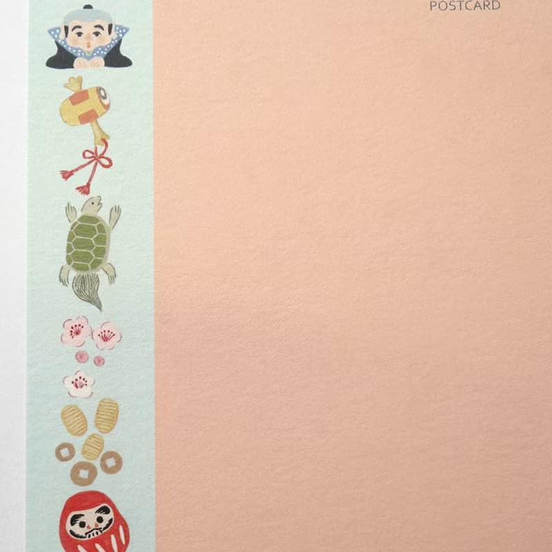 ポストカード　絵本の中の猫　#番外編　招き猫