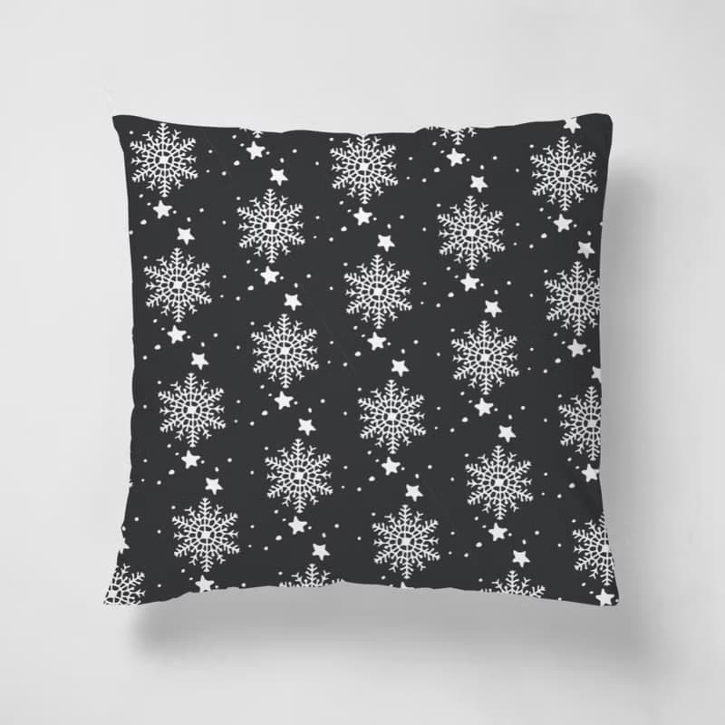 雪花輕輕飄 | 40*40 短絨抱枕