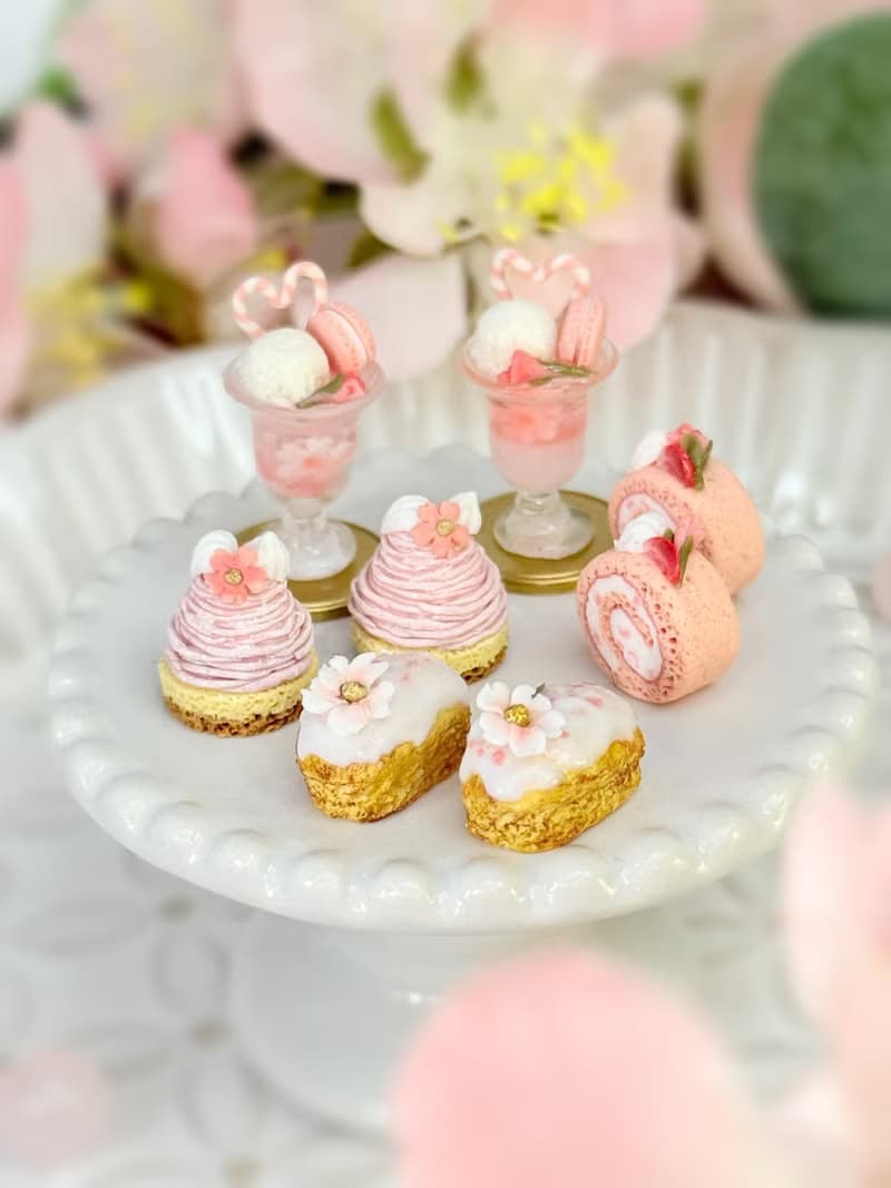 袖珍櫻花春日下午茶系列 Miniature Sakura Afternoon tea set