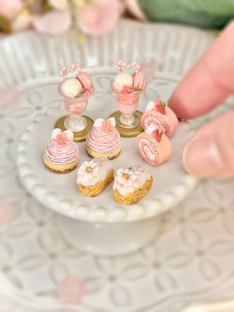 袖珍櫻花春日下午茶系列 Miniature Sakura Afternoon tea set