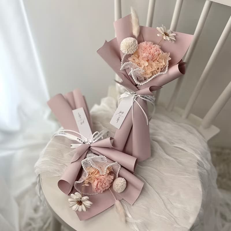 【艸弄花藝】愛的呢喃・母親節康乃馨花束 (S) 名媛粉