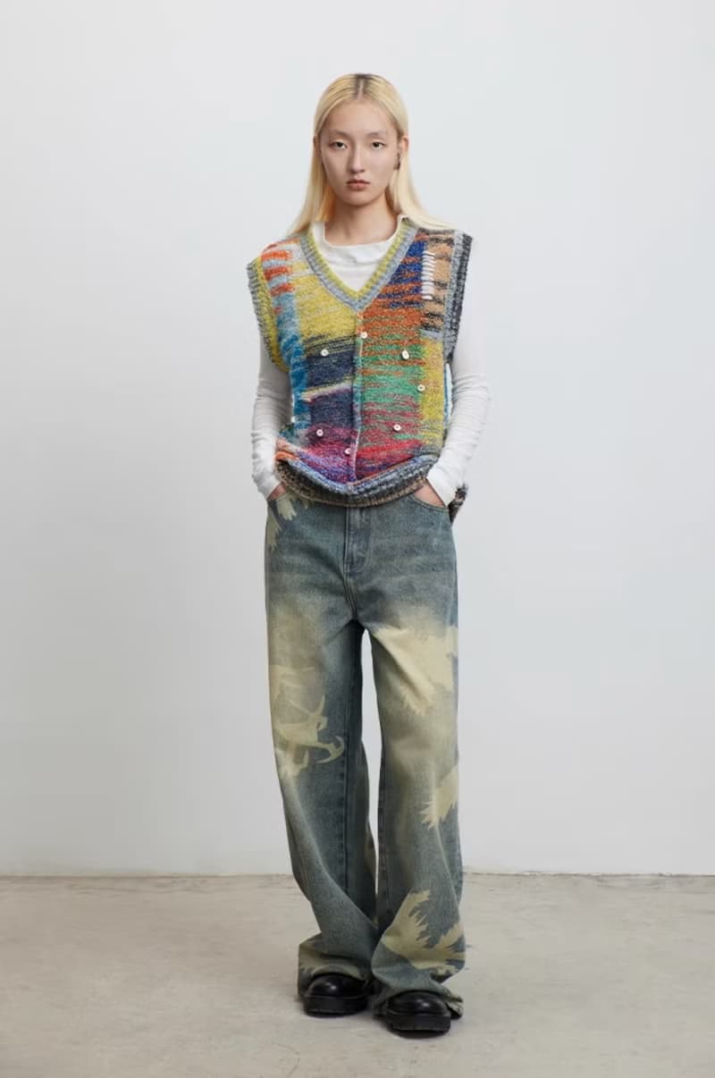 Color Knitting Vest 油彩圓圈針織背心