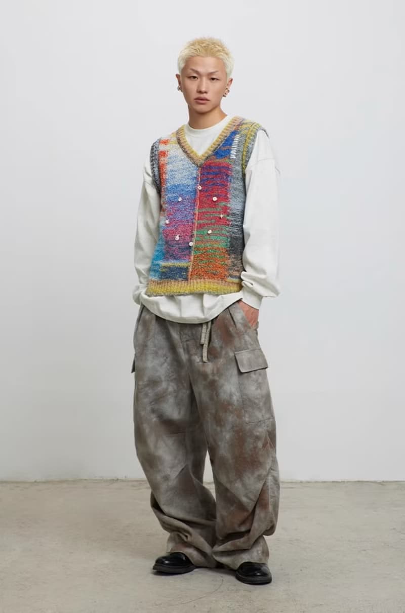 Color Knitting Vest 油彩圓圈針織背心
