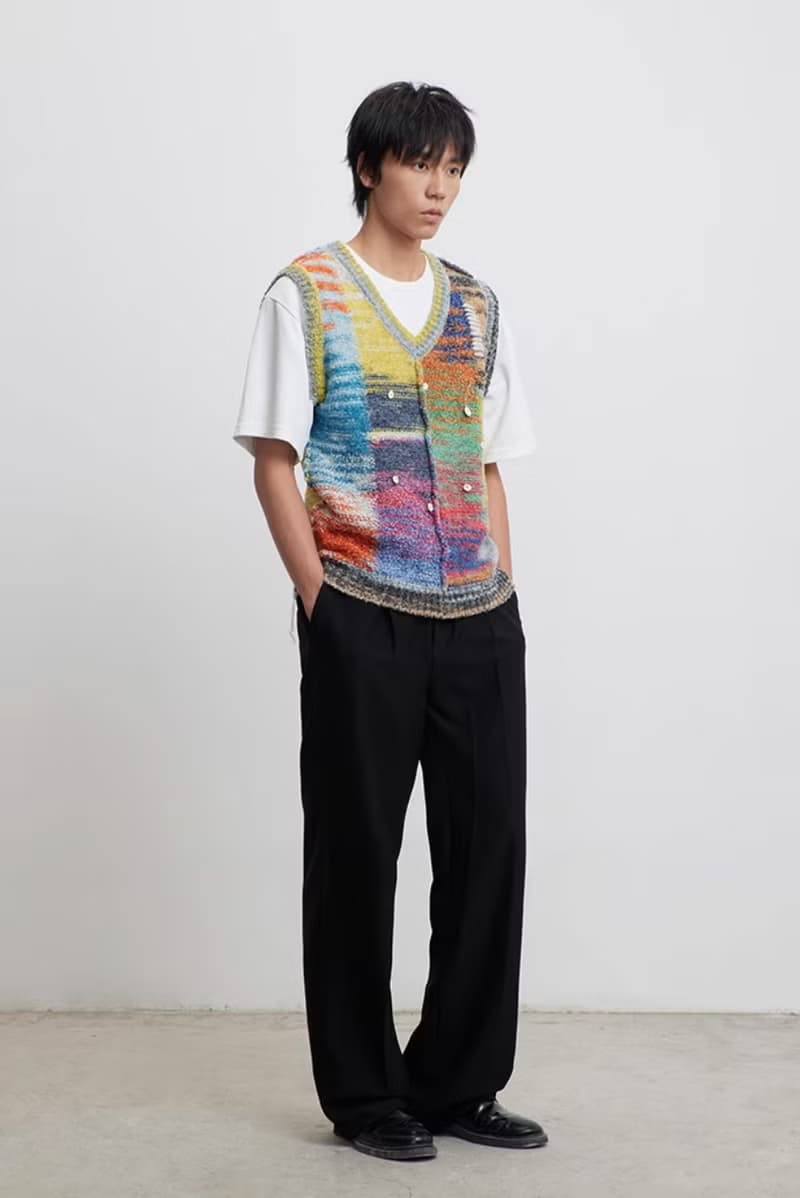 Color Knitting Vest 油彩圓圈針織背心