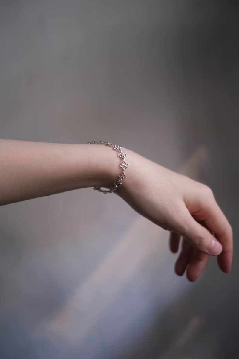 925純銀手鍊 手工小花飾 / Fleur de Sel