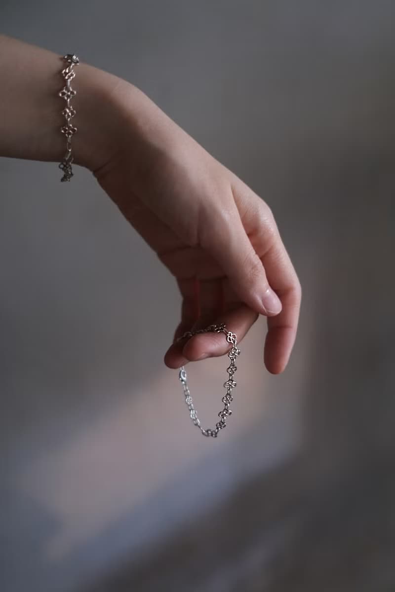 925純銀手鍊 手工小花飾 / Fleur de Sel