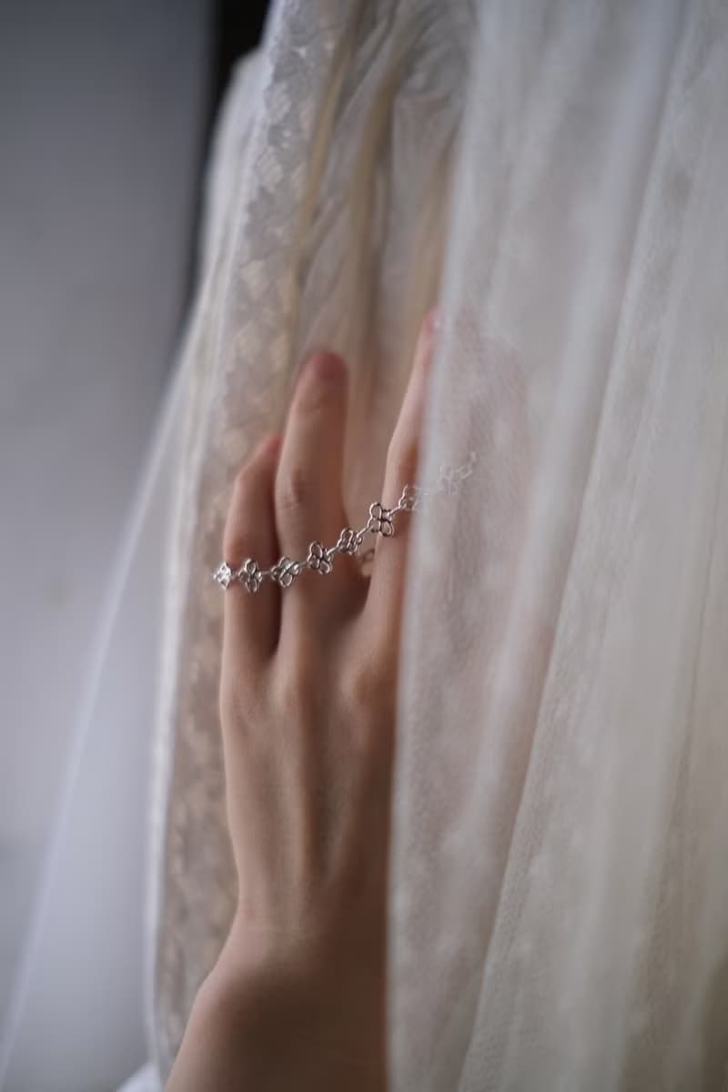 925純銀手鍊 手工小花飾 / Fleur de Sel