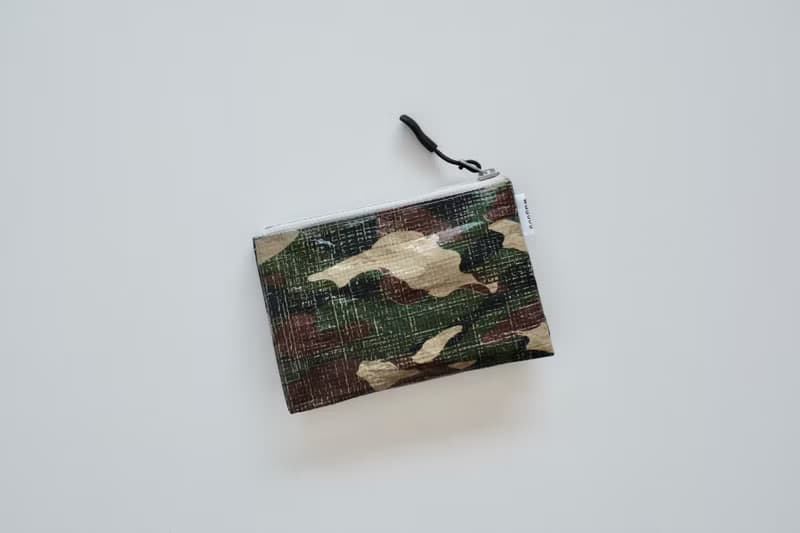 【mini wallet】CAMO 3つの収納 超軽量撥水 ポリエチレン ミニウォレット