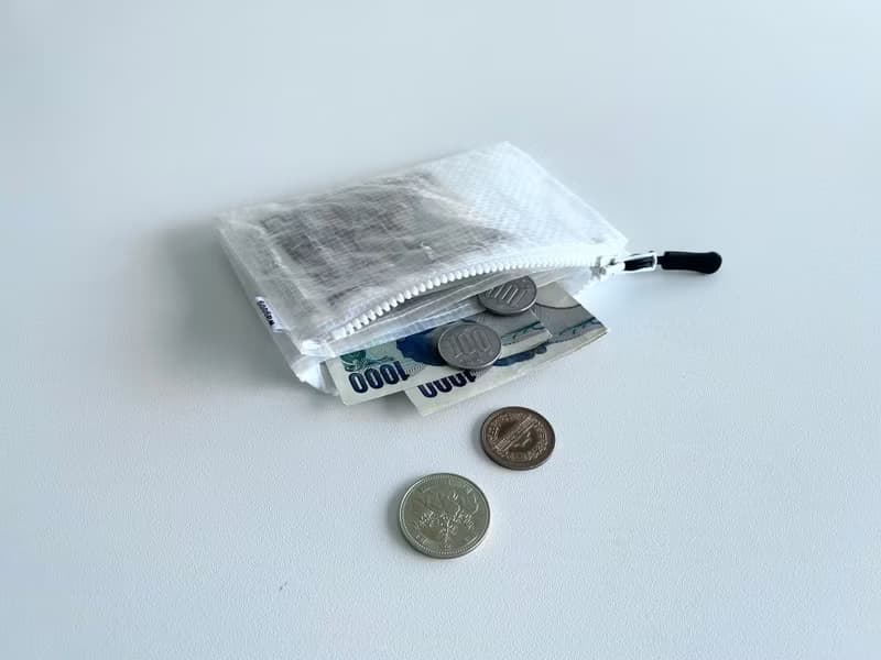 【mini wallet】CAMO 3つの収納 超軽量撥水 ポリエチレン ミニウォレット