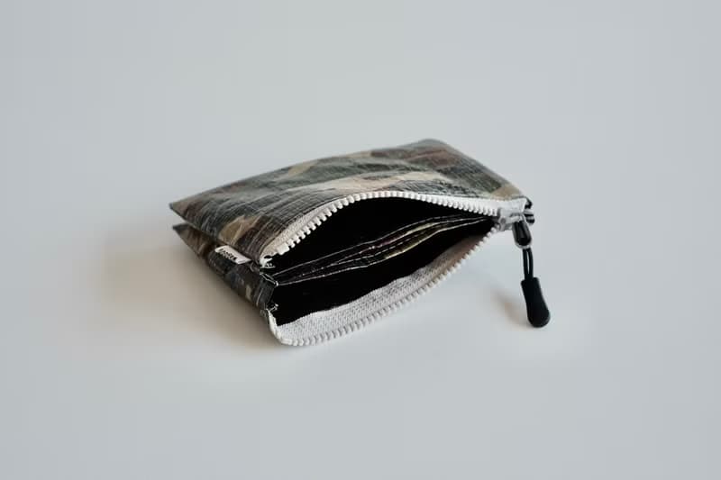 【mini wallet】CAMO 3つの収納 超軽量撥水 ポリエチレン ミニウォレット