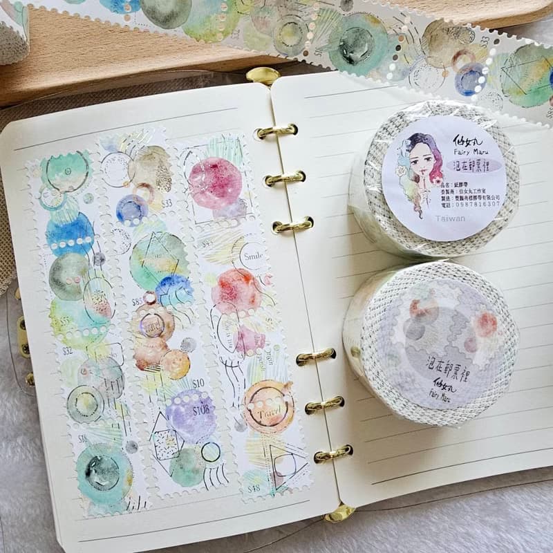 2024年文具展郵票小全套-泡在郵票裡  圖文不符 花語 各一卷共2卷