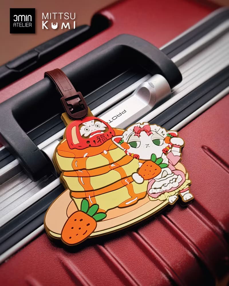 【招財貓】Mittsu Kumi 原創作品 - 行李牌