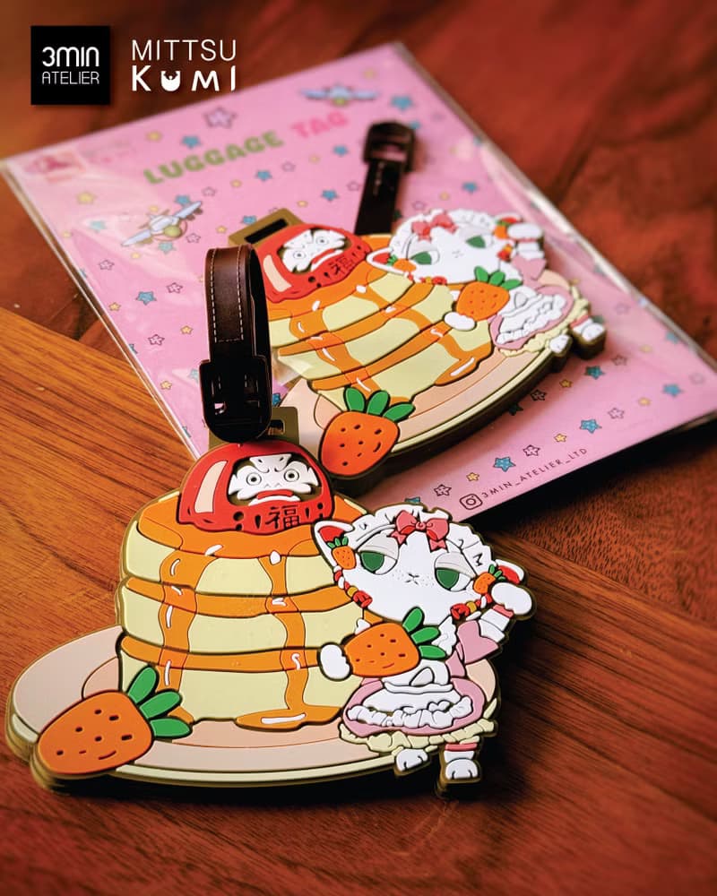 【招財貓】Mittsu Kumi 原創作品 - 行李牌