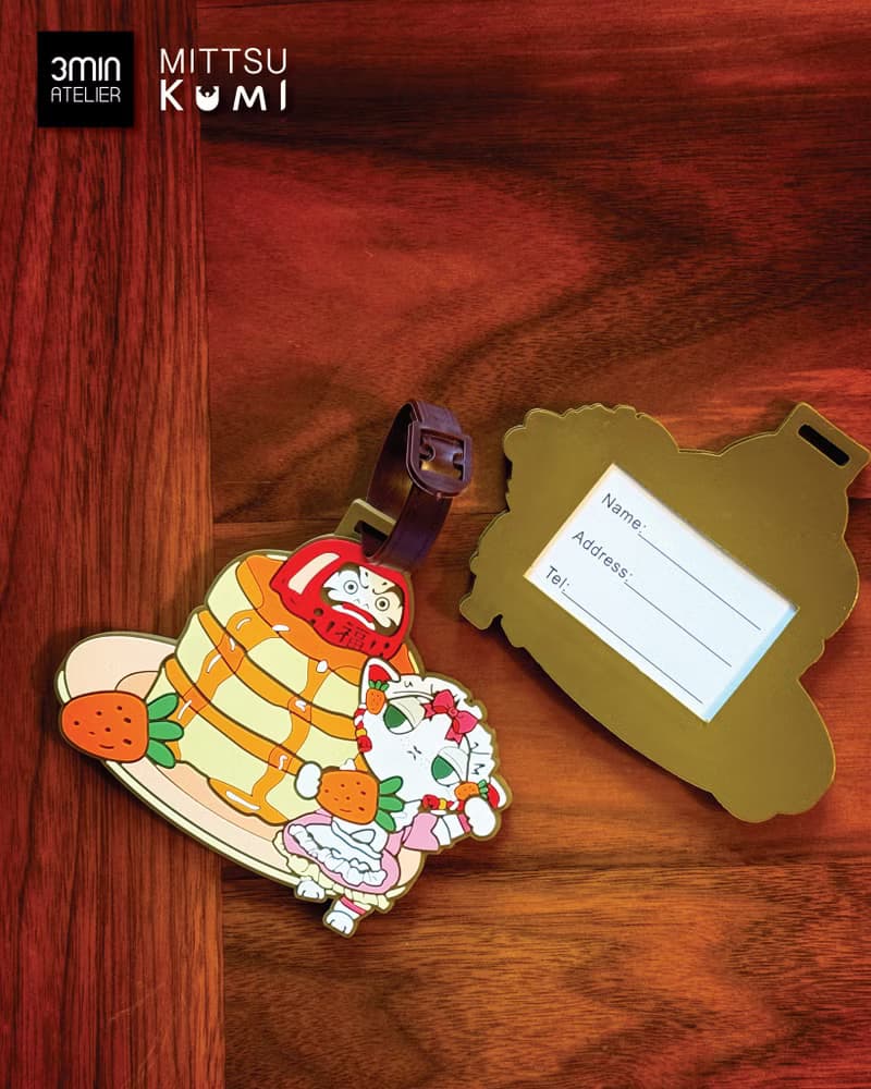 【招財貓】Mittsu Kumi 原創作品 - 行李牌