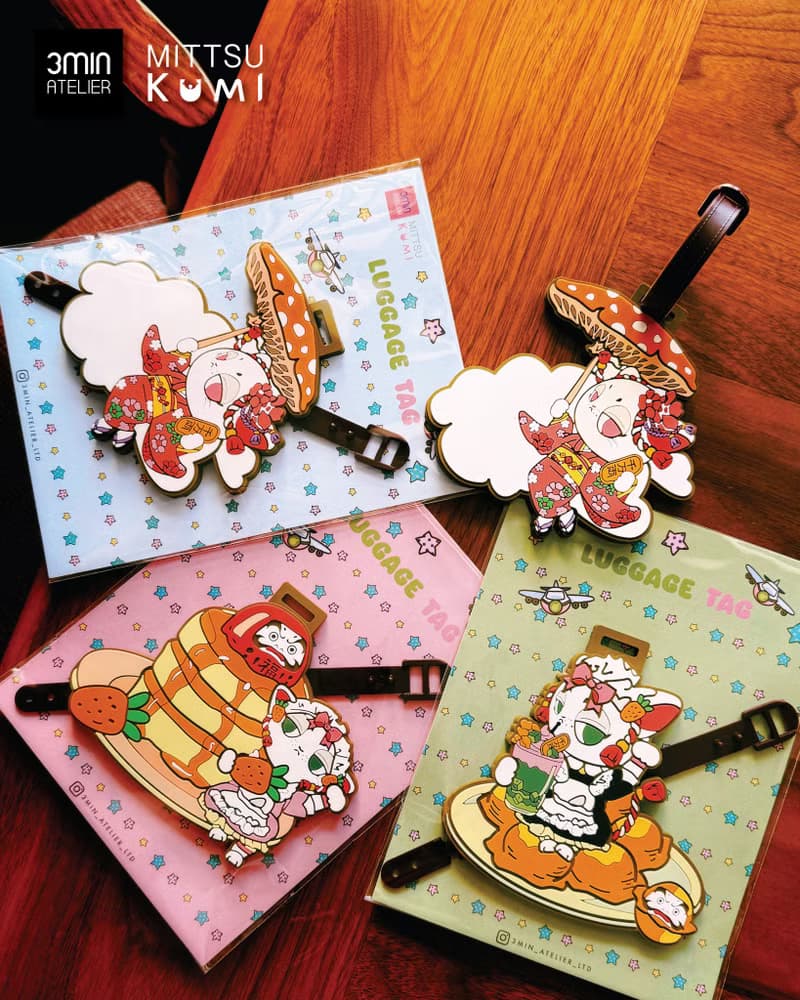 【招財貓】Mittsu Kumi 原創作品 - 行李牌