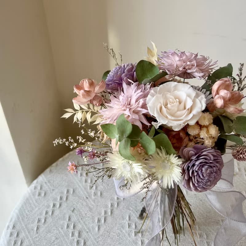 輕甜感小捧花 結婚捧花