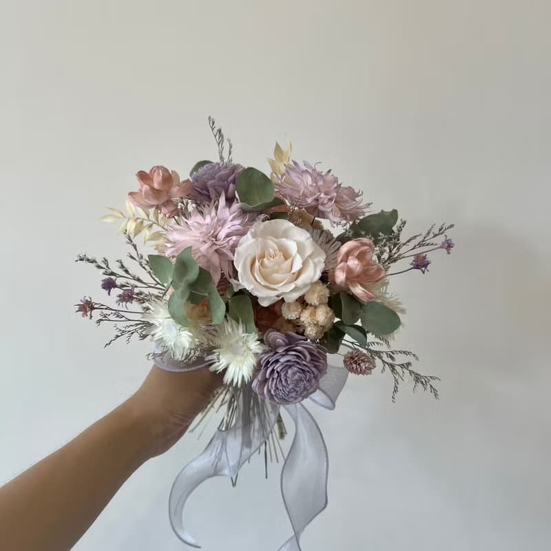 輕甜感小捧花 結婚捧花