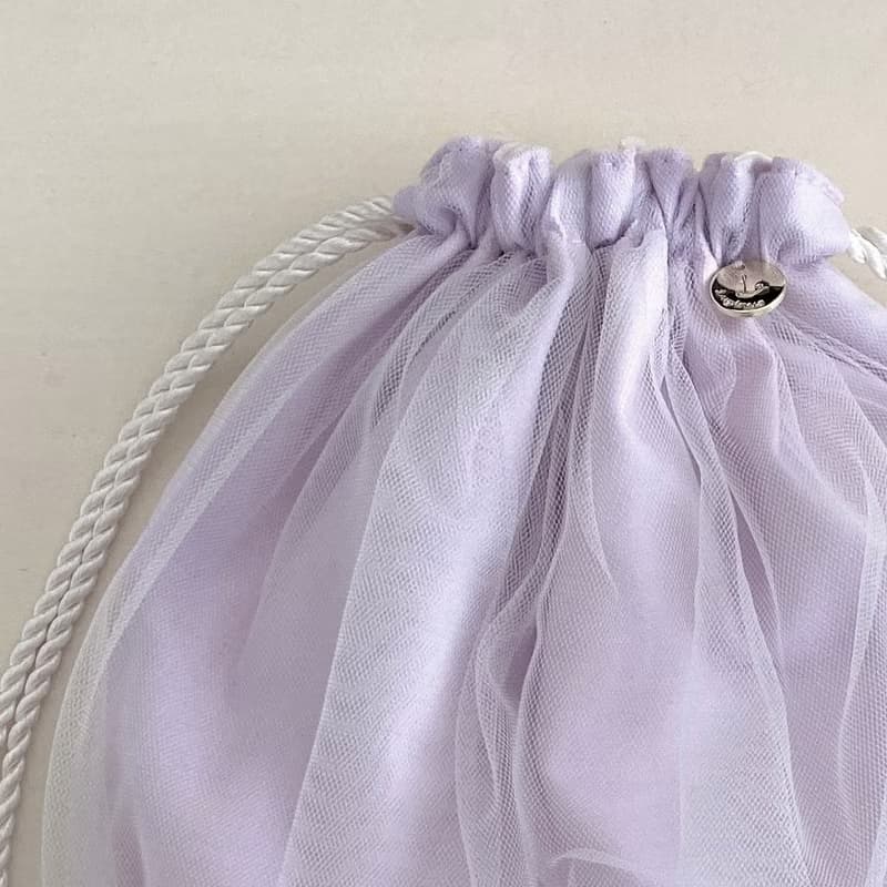 NEWオーバーチュール ギャザー巾着 ラベンダー