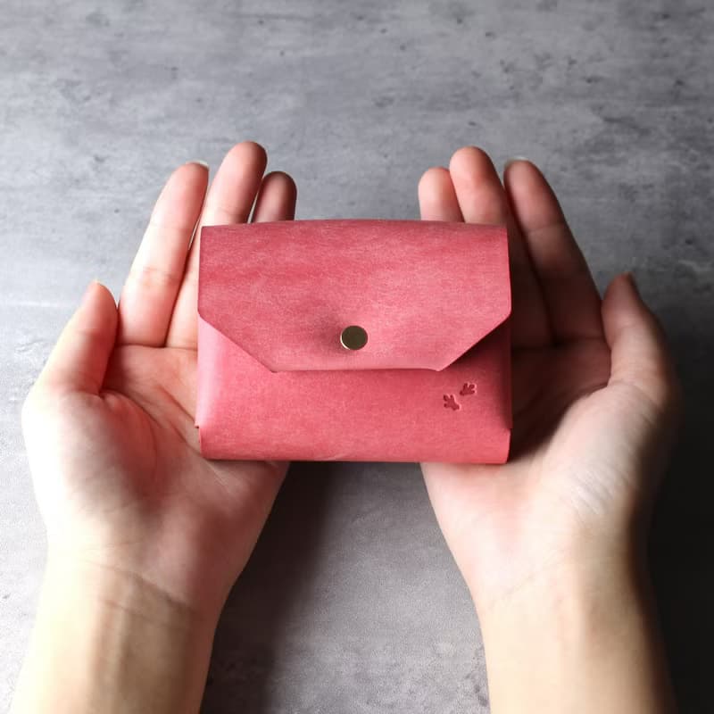 カピバラデザインのコンパクト財布  皮夾 牛皮 皮革 錢包 銀包 手作